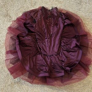 Plum ballet tutu costume